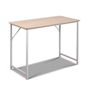 Minimalist Metal Desk – White