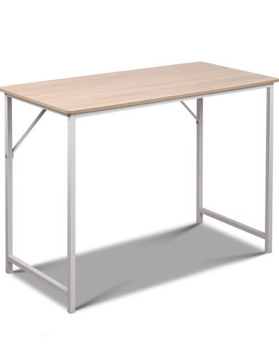 Minimalist Metal Desk – White