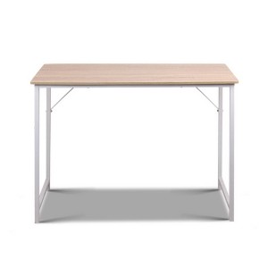 Minimalist Metal Desk – White