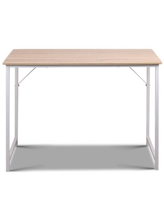 Minimalist Metal Desk – White