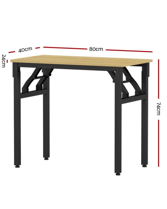 Computer Desk Laptop Table Bookshelf Desk Storage Rack Office Study Oak