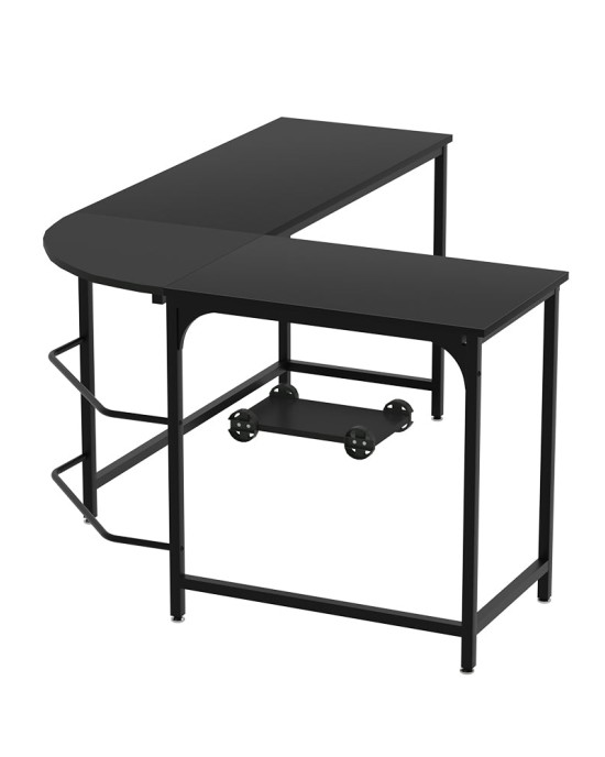 Corner Computer Desk L-Shaped Student Home Office Study Table Workstation