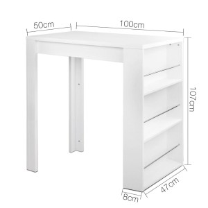 Mefunb 3 Level Storage Bar Table