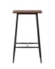 Mefunb Bar Table Industrial Dining Desk High Wood Kitchen Shelf Wooden Cafe Pub