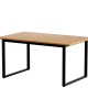 Mefunb Dining Table 6 Seater Kitchen Cafe Rectangular Wooden Table 150CM