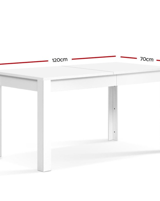 Mefunb Natu 120cm Dining Table – White