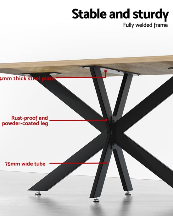 Mefunb Starburst Table Legs Coffee Dining Table Legs DIY Metal Leg 150X78cm