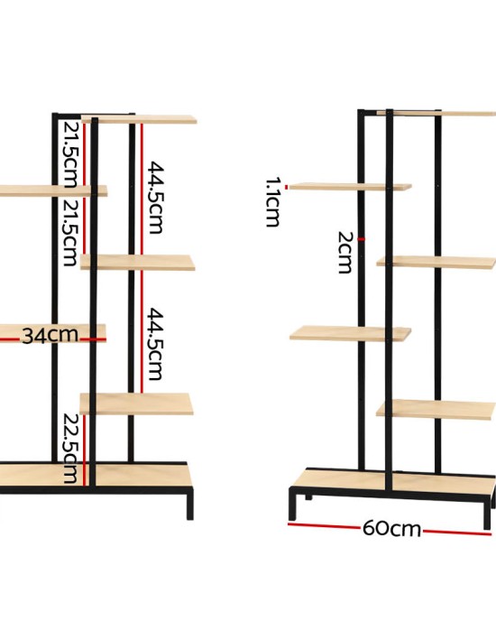 Multi-tier Indoor Outdoor Metal Wooden Plant Stands Garden Shelf Garden Display