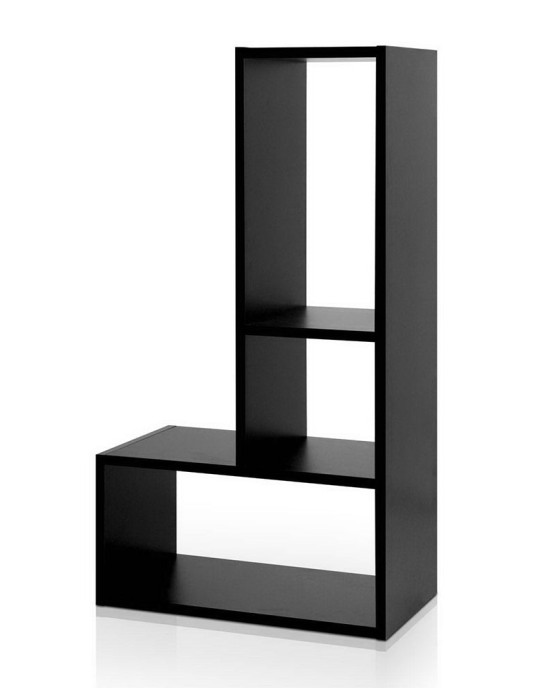 DIY L Shaped Display Shelf – Black