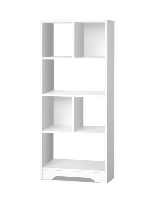 Display Shelf Bookcase Storage Cabinet Bookshelf Bookcase Home Office White