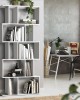 5 Tier Bookshelf Display Shelf CD Cabinet Bookcase Stand Storage White