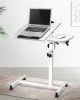 Laptop Table Desk Adjustable Stand With Fan – White