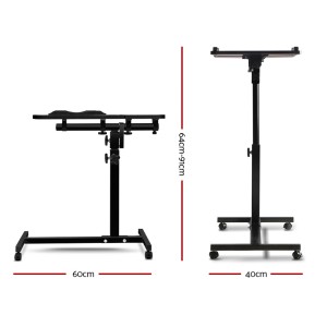 Laptop Table Desk Adjustable Stand – Black