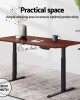 Standing Desk Top Adjustable Motorised Electric Sit Stand Table Walnut