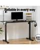 Electric Standing Desk Gaming Desks Sit Stand Table RGB Light Home Office