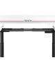 Electric Standing Desk 120cm Motorised Adjustable Sit Stand Desks Black White