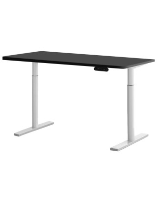 Electric Standing Desk 120cm Height Adjustable Sit Stand Desks White Black